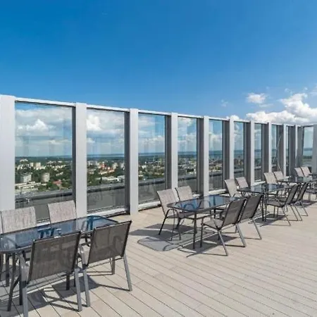公寓 Hanza Tower Gold 26 Sauna & Pool & *